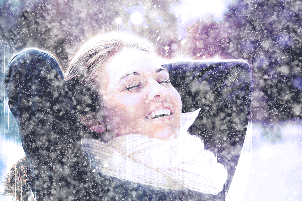 Snow Fall Animation 1 - Artsy RF Stock Image - Resolution: 1000X667 pixels