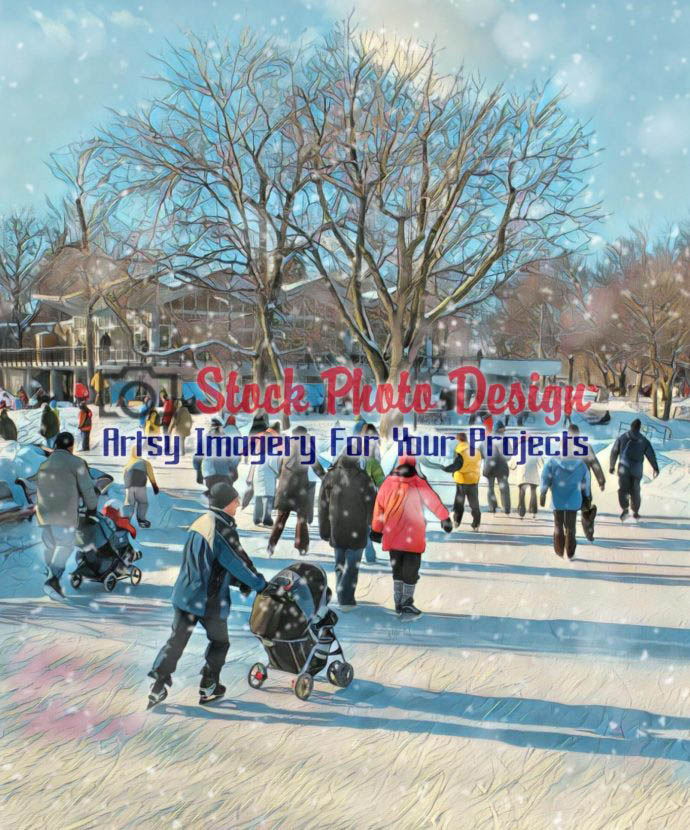 Skating Park with Snow 1