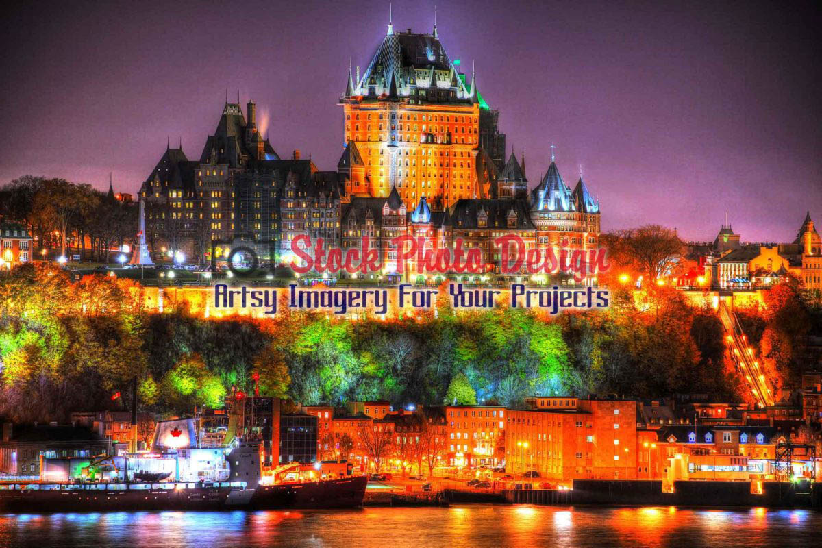 Beautiful Old Quebec in HDR - Dimensions: 3000 by 2000 pixels