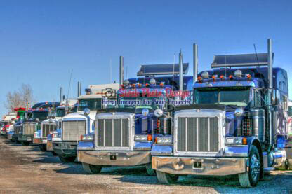 Modern Truck Fleet in HDR