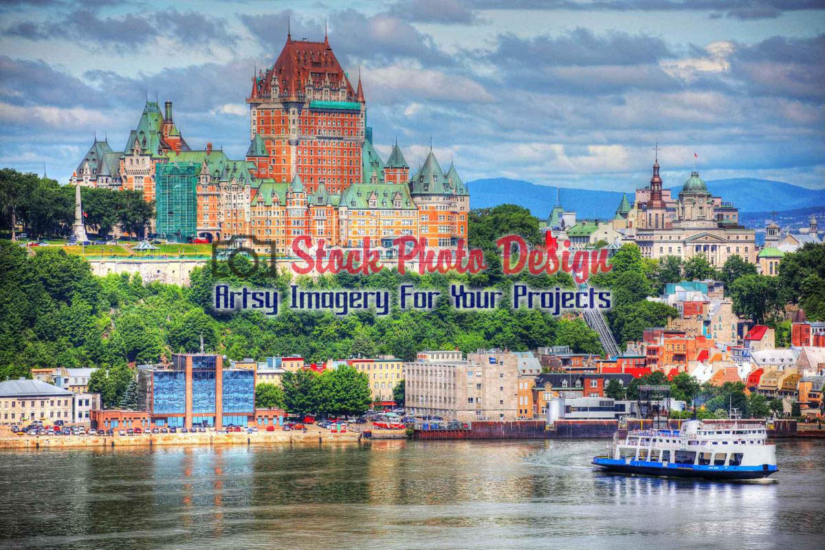 Old Quebec City District in HDR - Dimensions: 3200 by 2133 pixels
