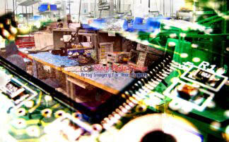 Electronic Industry Photo Montage 1