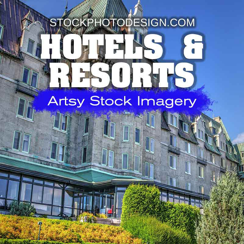 Hotels and Resorts Artsy Royalty-Free Pictures
