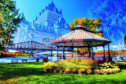 Quebec City Park Photo Montage 2