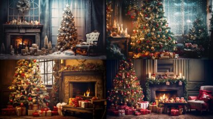 Warm and Cozy Christmas Interior Images